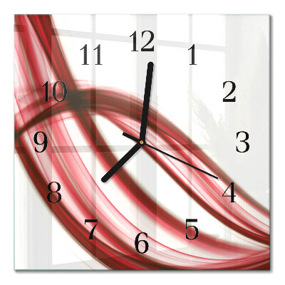 Moderne wanduhr quadratisch Abstrakte Linien