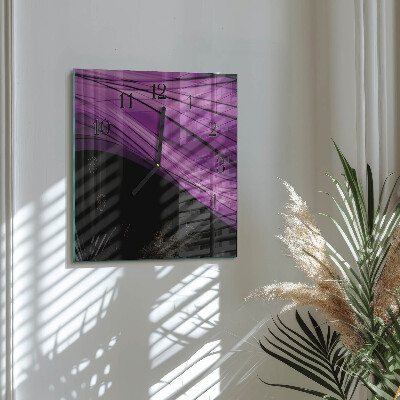 Glasuhr quadratisch Abstraktion