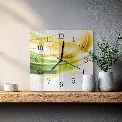 Moderne wanduhr quadratisch Abstraktion