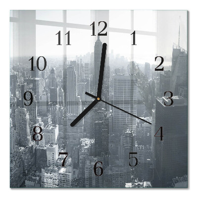 Quadratische wanduhr Horizont