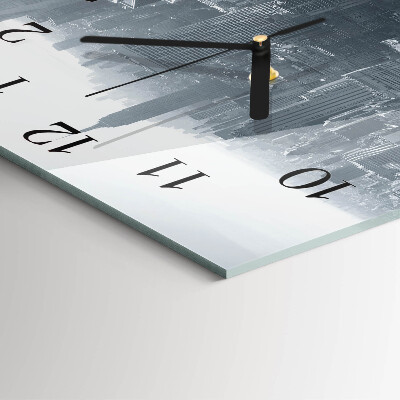 Quadratische wanduhr Horizont