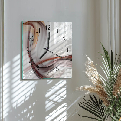 Moderne wanduhr quadratisch Abstraktion