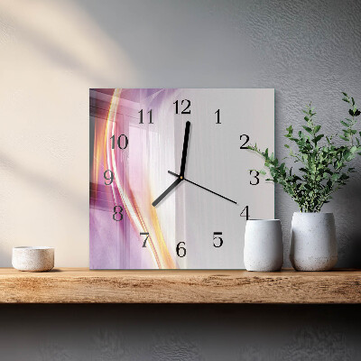 Quadratische wanduhr modern Abstraktion