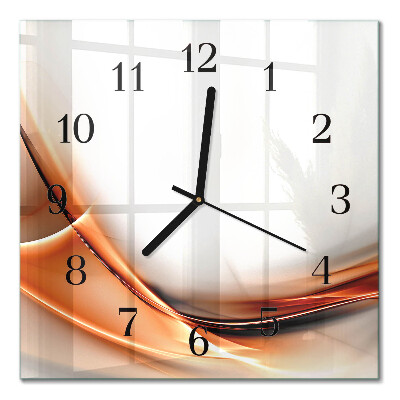 Wanduhr mit motiv quadratisch Abstraktion