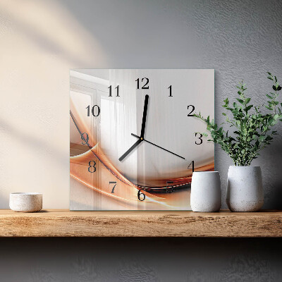 Wanduhr mit motiv quadratisch Abstraktion