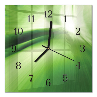 Wanduhr mit motiv quadratisch Abstraktion