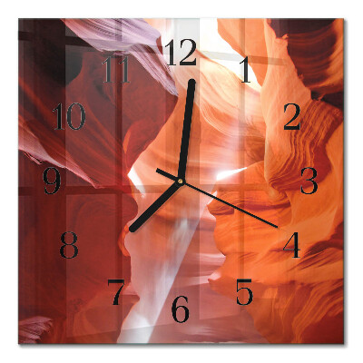 Moderne wanduhr quadratisch Höhle