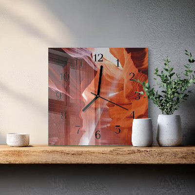 Moderne wanduhr quadratisch Höhle
