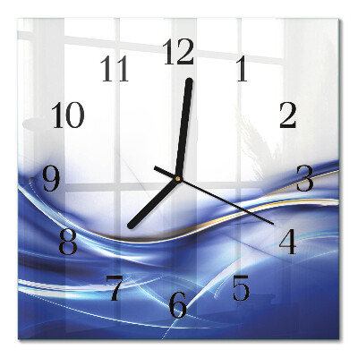 Wanduhr mit motiv quadratisch Abstrakte Linien