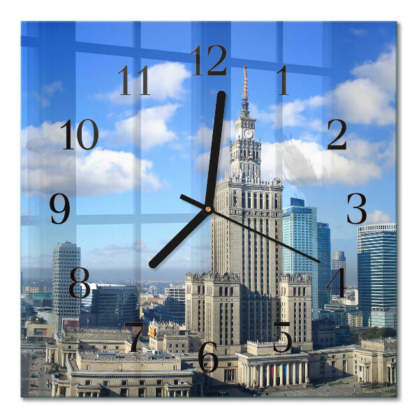 Quadratische wanduhr modern Warschau
