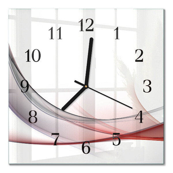 Moderne wanduhr quadratisch Abstraktion