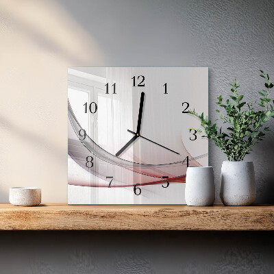 Moderne wanduhr quadratisch Abstraktion