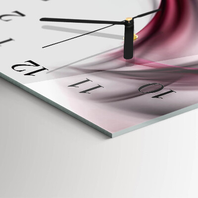 Quadratische wanduhr modern Abstrakte Linien