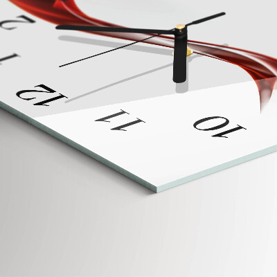 Moderne wanduhr quadratisch Abstrakte Linien