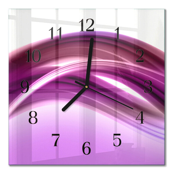 Wanduhr mit motiv quadratisch Abstrakte Linien