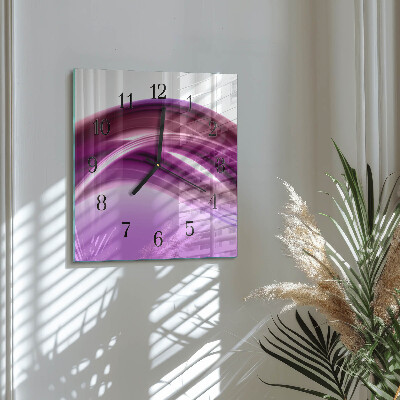 Wanduhr mit motiv quadratisch Abstrakte Linien