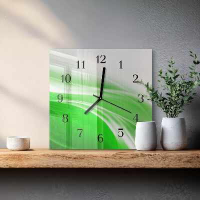Quadratische wanduhr Abstraktion