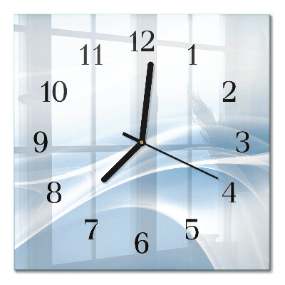 Moderne wanduhr quadratisch Abstrakte Linien