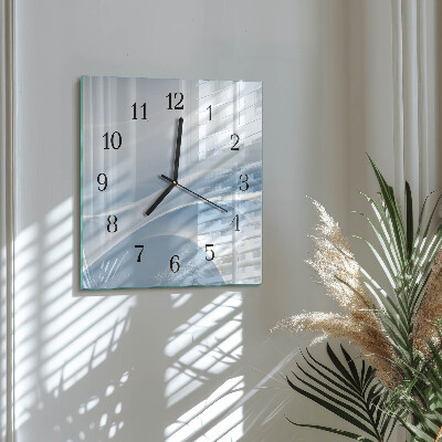 Moderne wanduhr quadratisch Abstrakte Linien