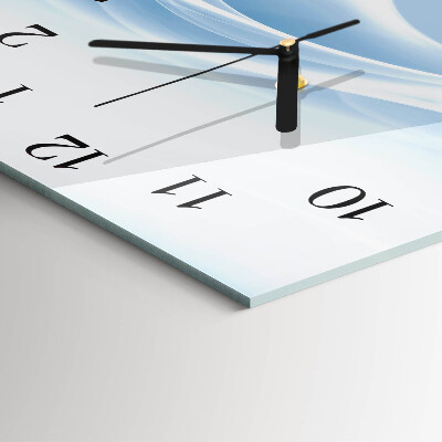 Moderne wanduhr quadratisch Abstrakte Linien