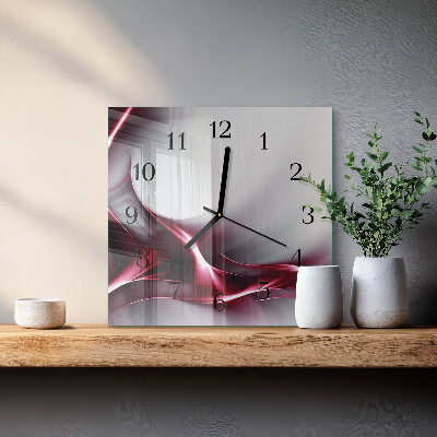 Moderne wanduhr quadratisch Abstraktion