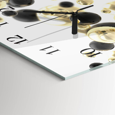 Wanduhr mit motiv quadratisch Abstraktion