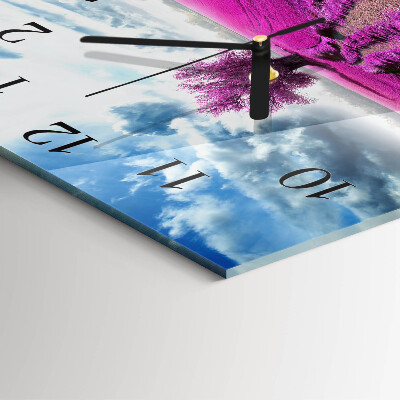 Quadratische wanduhr modern Feld