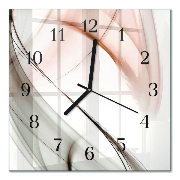 Moderne wanduhr quadratisch Abstraktion