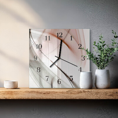 Moderne wanduhr quadratisch Abstraktion