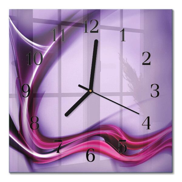 Wanduhr mit motiv quadratisch Abstraktion