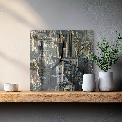 Wanduhr mit motiv quadratisch Horizont