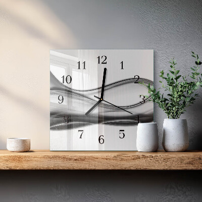 Quadratische wanduhr modern Abstraktion