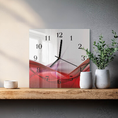 Quadratische wanduhr modern Abstraktion