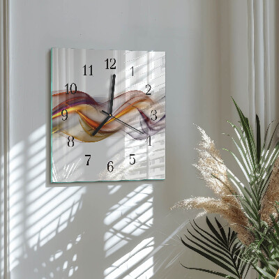 Moderne wanduhr quadratisch Abstraktion