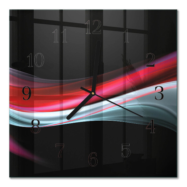 Wanduhr mit motiv quadratisch Abstraktion