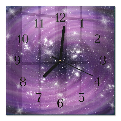 Quadratische wanduhr modern Abstraktion