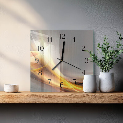 Quadratische wanduhr modern Abstraktion