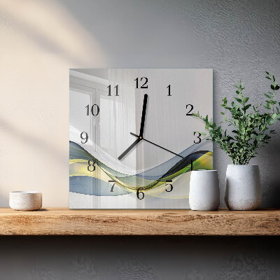Moderne wanduhr quadratisch Abstraktion