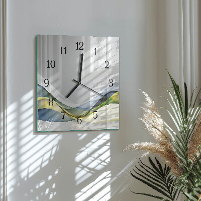 Moderne wanduhr quadratisch Abstraktion