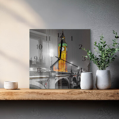Wanduhr mit motiv quadratisch Big Ben