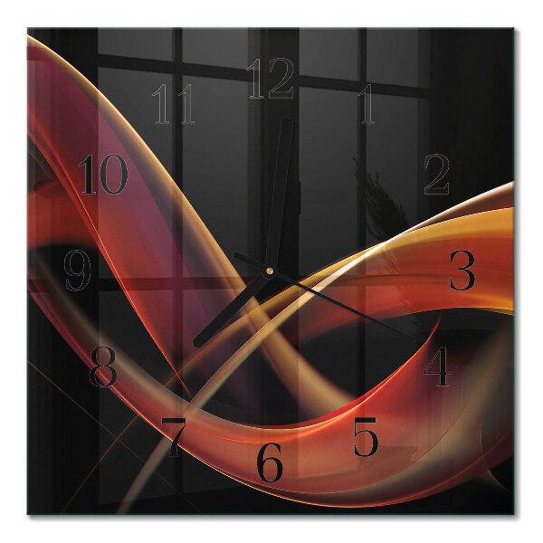 Quadratische wanduhr Abstraktion