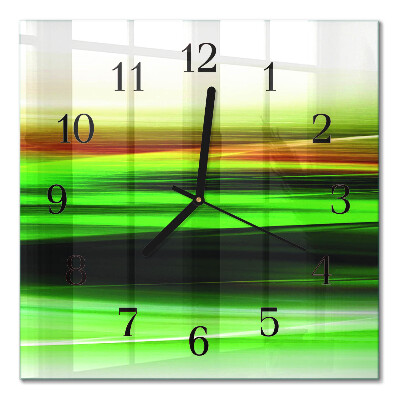 Quadratische wanduhr Abstraktion