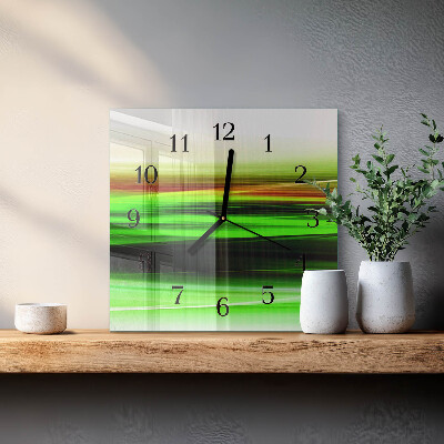 Quadratische wanduhr Abstraktion