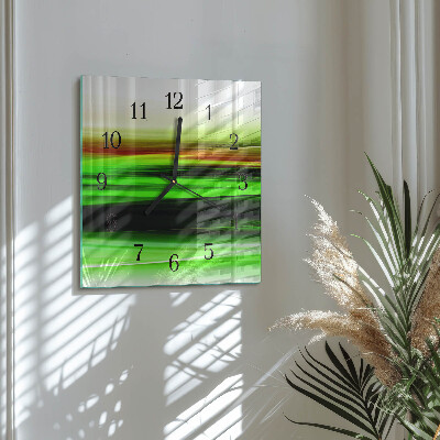 Quadratische wanduhr Abstraktion