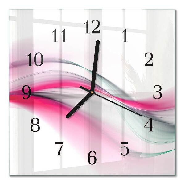 Quadratische wanduhr modern Abstraktion