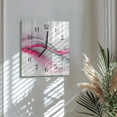 Quadratische wanduhr modern Abstraktion