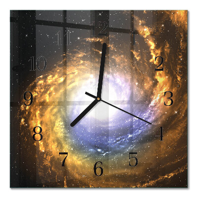 Moderne wanduhr quadratisch Kosmos