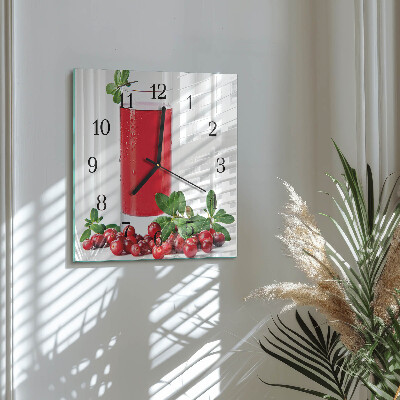 Wanduhr mit motiv quadratisch Cranberries