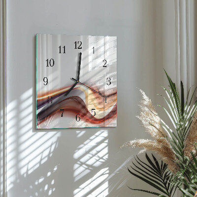Quadratische wanduhr Abstraktion