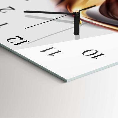 Quadratische wanduhr Abstraktion